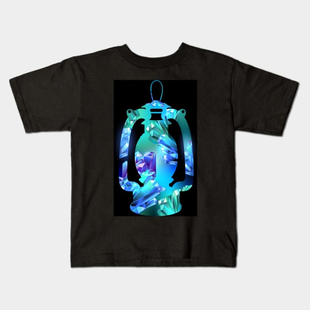 Miner Lantern Kids T-Shirt by Blackmoon9